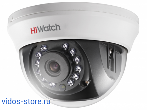 HiWatch DS-T201(2.8mm) Внутренняя купольная HD-TVI камера Видеонаблюдение / Видеокамеры / Аналоговые камеры фото 2