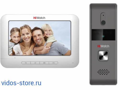 HiWatch DS-D100K Комплект видеодомофона Домофония, переговорные устройства / Видеодомофоны / Комплекты