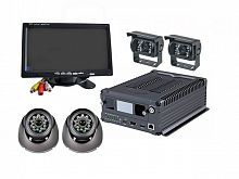 VIGUARD MDVR KIT X4 Коплект автомобильного видеонаблюдения на 4 камеры AHD Видеонаблюдение / Транспортное видеонаблюдение / Видеорегистраторы