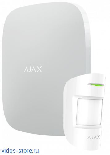 Ajax StarterKit (W) Комплект радиоканальной охранной сигнализации Охранно-пожарные системы / Ajax Systems / Стартовые комплекты фото 2
